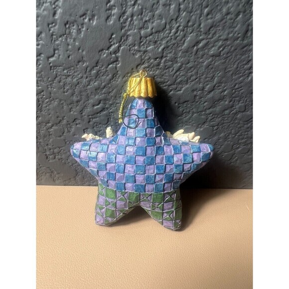 Jim Shore Nativity Star Christmas Decor Ornament 4"x4.5" Heartwood Creek 2004 - Picture 2 of 5